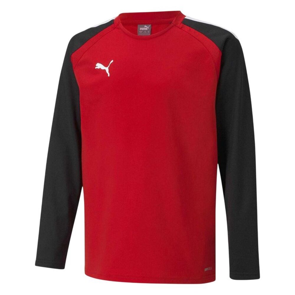 Puma Childrens/Kids Team Liga Two Tone Base Layer Top / Red/Black